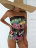 2022 new pattern sexy Conjoined Bikini Swimsuit Amazon explosion models Europe and America interest Underwear