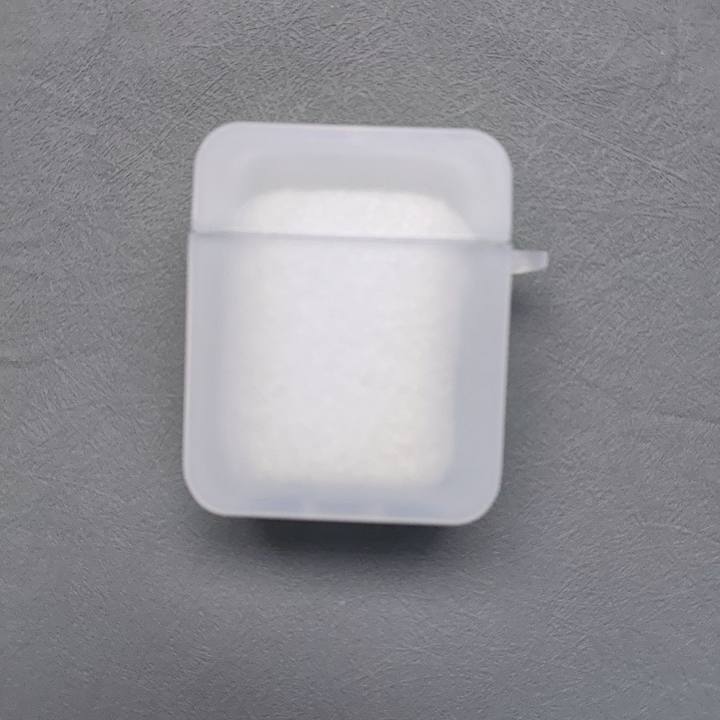 square standing material earphone case 4 generation protective cover for apple airpods3 generation pro2/1 frosted transparent