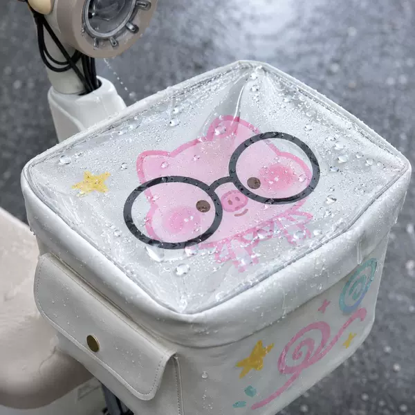 Electric vehicle basket rainproof and waterproof cover, front frame storage bag, dustproof bag, storage bag