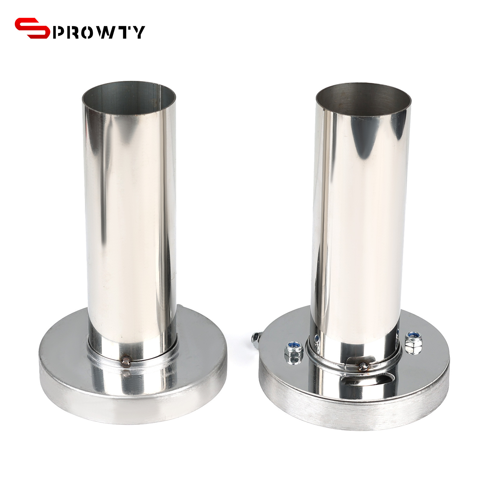 Directly supplied by the manufacturer, universal exhaust muffler for modified cars, 304 stainless steel tailpipe silencer