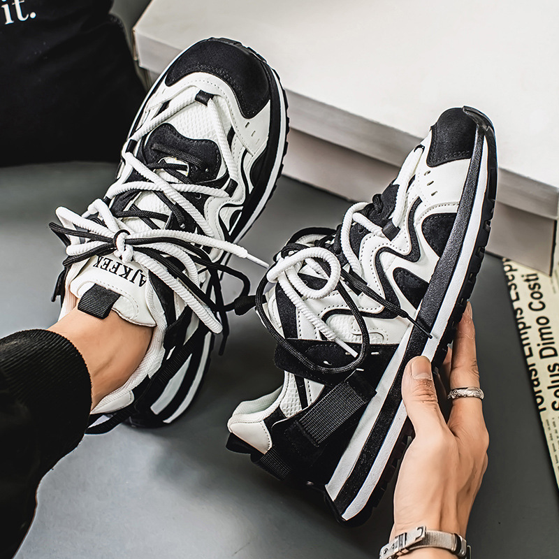 Zapatos Deportivos Casuales Transpirables para Hombre, Tendencia TikTok y Kuaishou, Primavera 2026, Zapatos Modernos para Hombre, Estilo Forrest Gump
