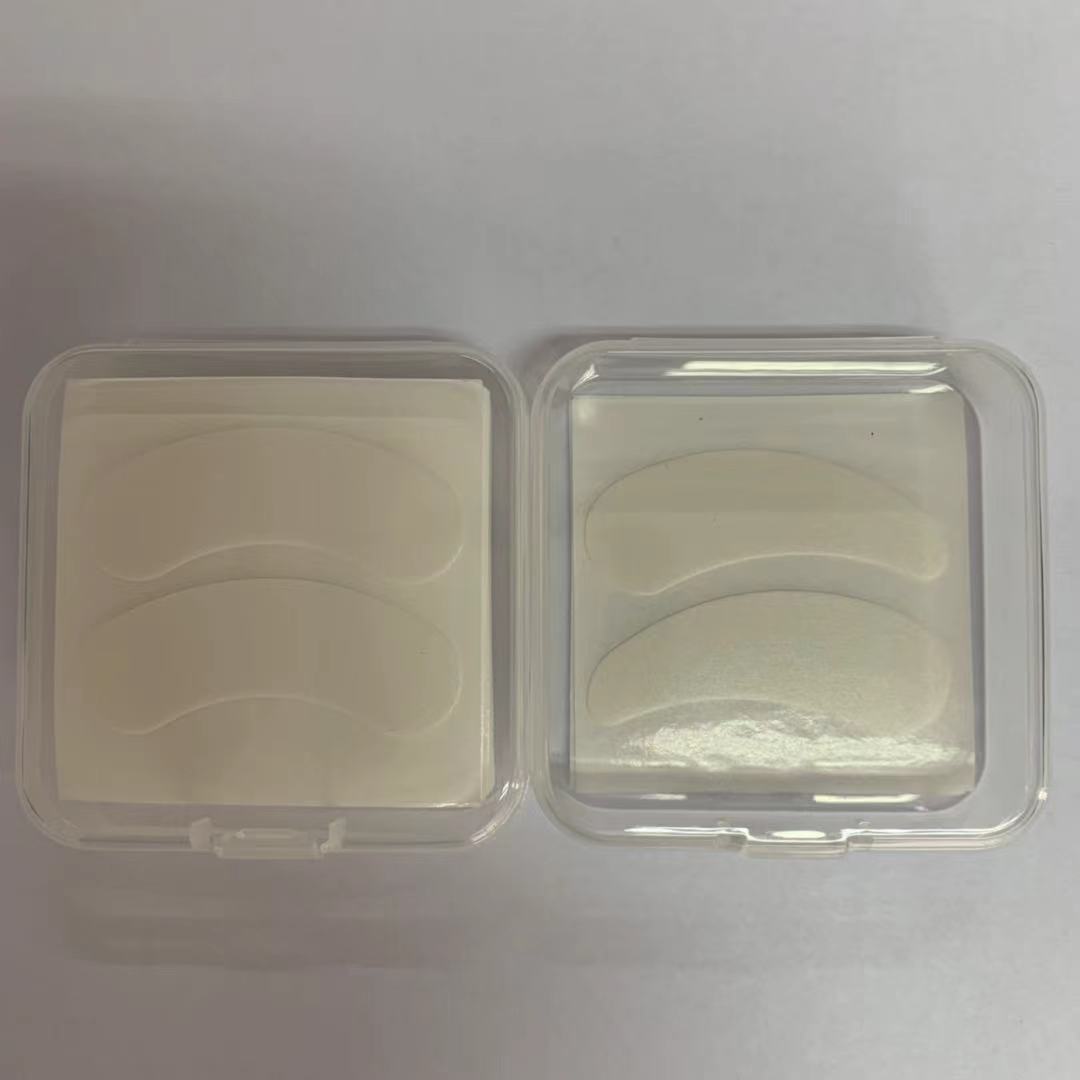 Parche de ojo de pestañas de Venta caliente transfronteriza Parche de ojo de pestañas de espuma PE Parche de pestañas de espuma PE