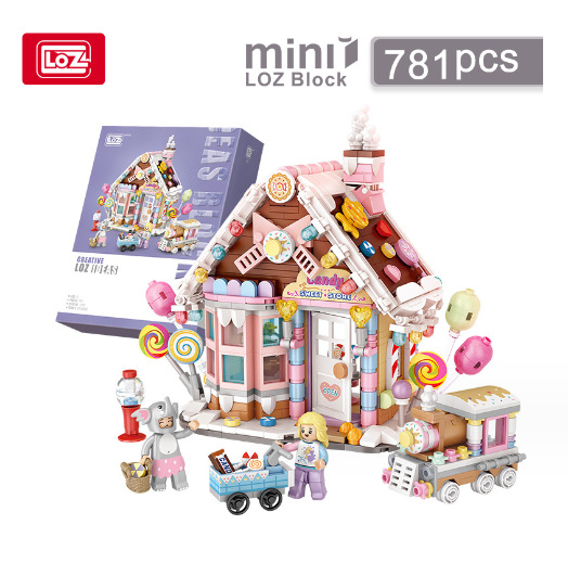 Caja de música de Navidad senbao bloques de construcción de cristal árbol de Navidad creativo juguetes educativos ensamblados regalos de vacaciones al por mayor y al por menor