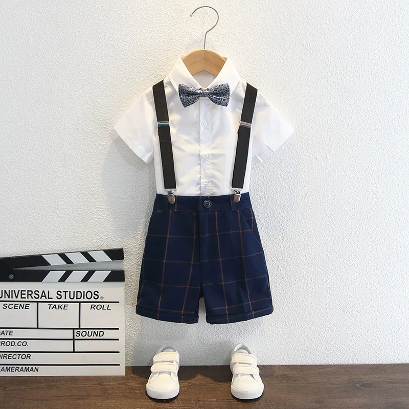Children's suit, dress, autumn set for boys