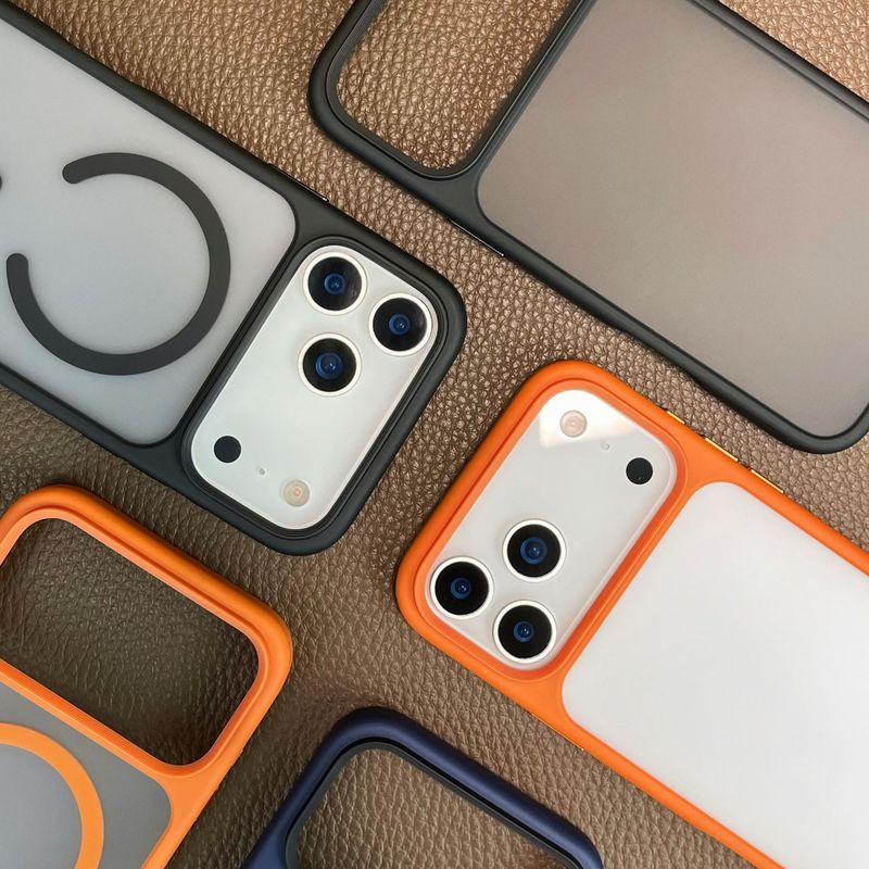 适用iPhone17Promax手机壳经典优盾肤感磁吸磨砂PC软边苹果17护套|undefined