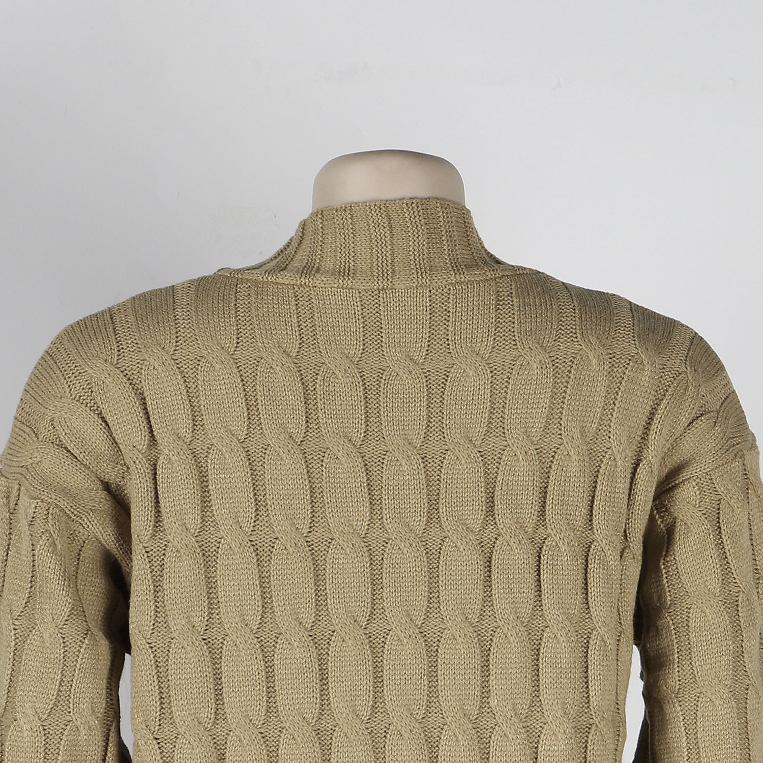 Damen Strickjacke Lang Aus Grobstrick In Unifarben Wintermantel_voghion.com