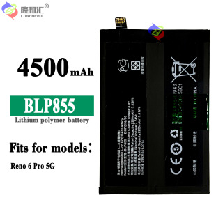 Suitable for Oppo Reno 6 Pro 5G/Reno7 5g Global Version Mobile Phone Battery Blp855 Factory Wholesale