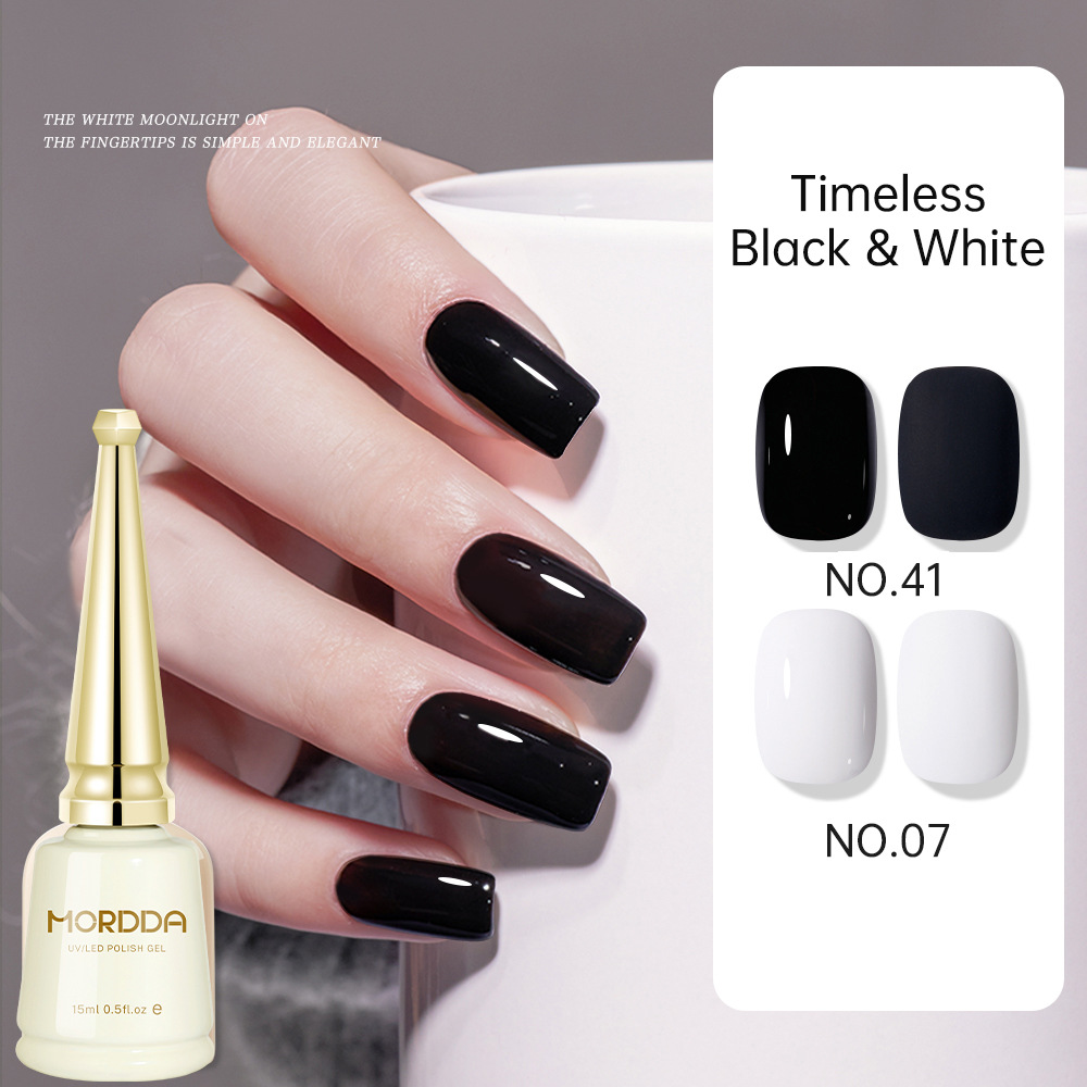 2025 nuevo color blanco blanco blanco puro blanco puro pegamento de manicura tienda de uñas colores populares
