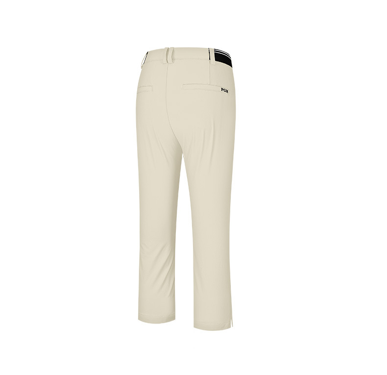Quần cắt golf trẻ em PGM cạp co giãn, quần thể thao mùa hè cho bé gái — Yf591-áo màu xanh hải quân, YF591-Áo màu trắng, KUZ157-Quần cắt ngắn màu trắng, Kuz157-Quần cắt màu xanh nước biển chi tiết 11