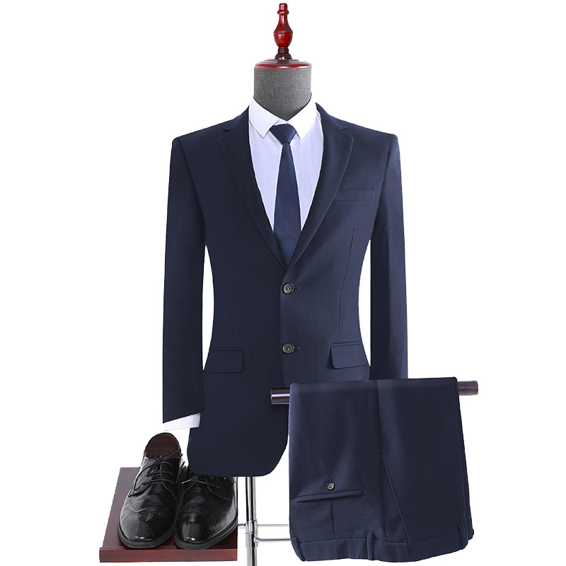 Nuevo traje de hombre guapo traje formal de negocios entrevista herramientas más traje de tamaño conjunto completo de los hombres