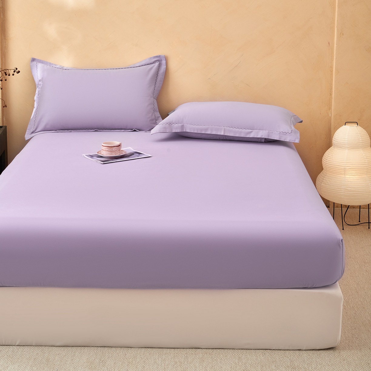 100% algodón polirido - Taro Purple