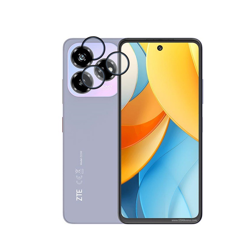 Aplicable ZTE BLADE V60 DESIGN película de lente de teléfono móvil marco de metal película de protección de vidrio transparente image 6