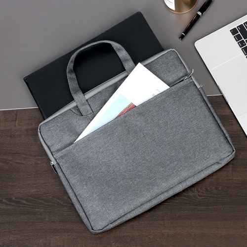 Liangying Shangpin Document Bag Multifunctional Canvas Waterproof Portable Briefcase Portable Double Layer Storage Document Bag Wholesale