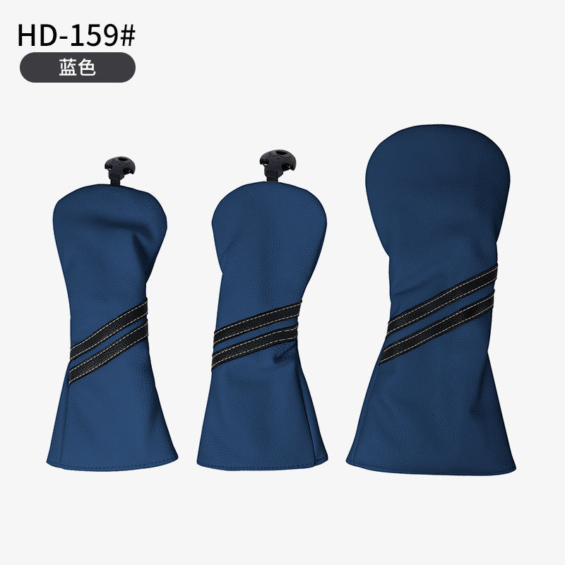 Nuevo Golf Club cubierta de rayas verticales Golf poste de madera cubierta pu cubierta de tapa de golf impermeable al por mayor