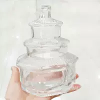 Бутылка для ликера, бутылка для фруктового вина, бутылка для иностранного вина, бутылка для красного вина, бутылка специальной формы, кристально-белый материал, восьмиугольная башня в форме пагоды, креативная стеклянная бутылка