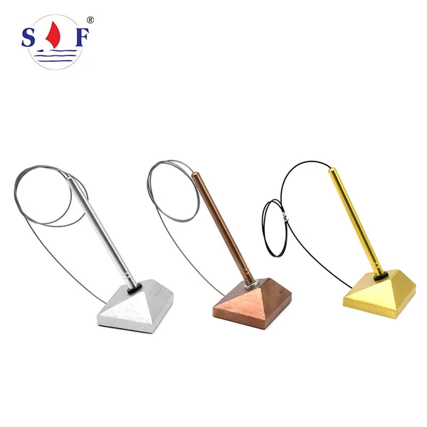 Business Signature Desk Pens Wholesale, Metal Ballpoint Pens, Bank and Hotel Counter Pens, Customizable Logo Advertising Pens, Desk Pens