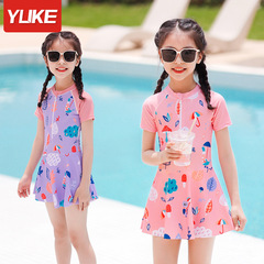 Children's swimsuit for girls, summer baby, Korean style 2022 new arrival one-piece swimsuit for big kids, wholesale baby swimwear