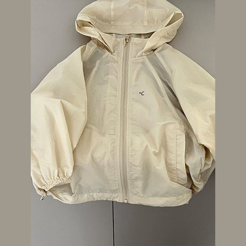 Summer ice silk Korean style boys' jacket 2026 new fashionable spring children's jacket girls' sun protection clothing