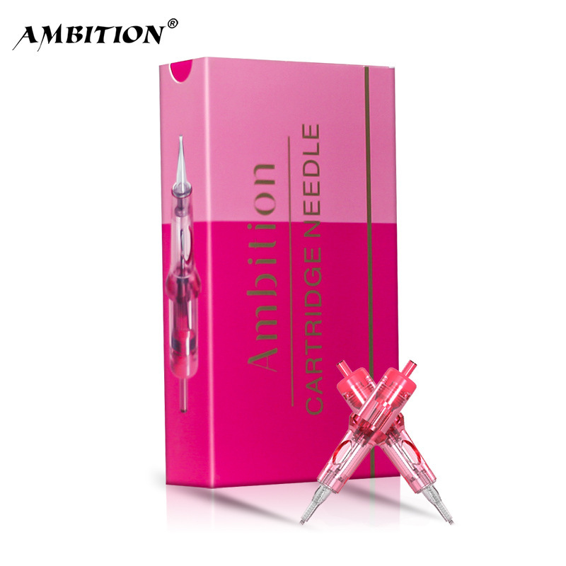 Ambition Pink Smp Tattoo Integrated Needle Ink Cartridge Tattoo Eyebrow Motor Machine Tattoo Machine Suitable