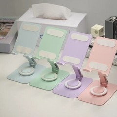 金属手机桌面支架360度可旋转折叠直播追剧办公懒人平板通用支架