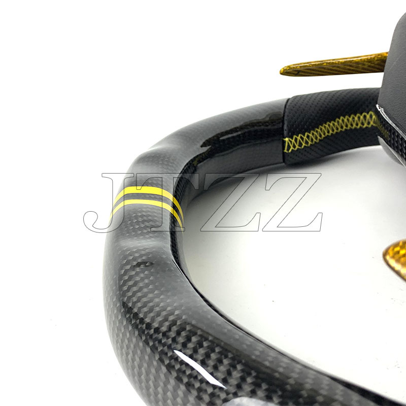 Suitable for Mercedes-Benz A45 W204 W212 W218 W116 C A GLC CLS-class steering wheel carbon fiber