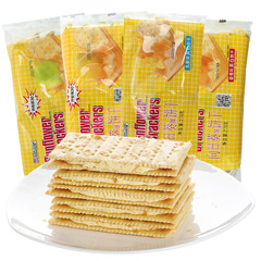 Sunflower Brand Sunflower Cheese-filled Cookies 270g, Salty Soda Crackers, Leisure Breakfast Snack