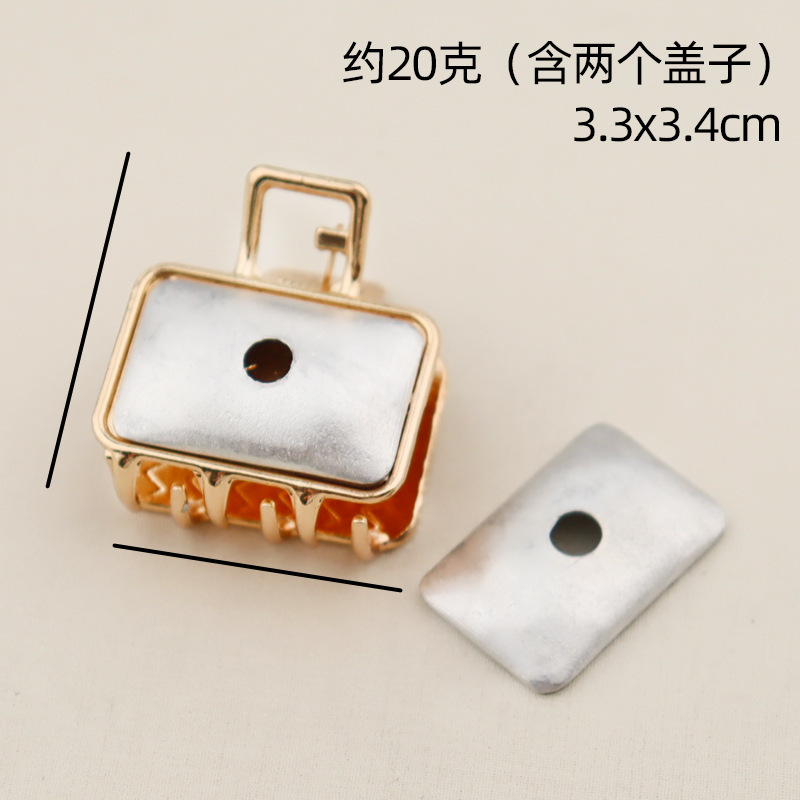 無形文化遺産宋錦ヘアピン両面カバー生地象嵌ベース胚グリッパー DIY ジュエリーメタルアクセサリー在庫卸売|undefined