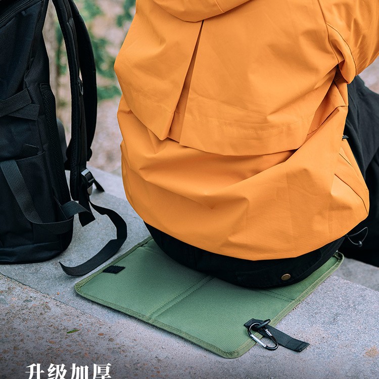 Cojín plegable al aire libre, portátil, impermeable, engrosado, a prueba de humedad, escalada, senderismo, camping de césped
