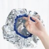Thermostatic hair mask cap with blue edge