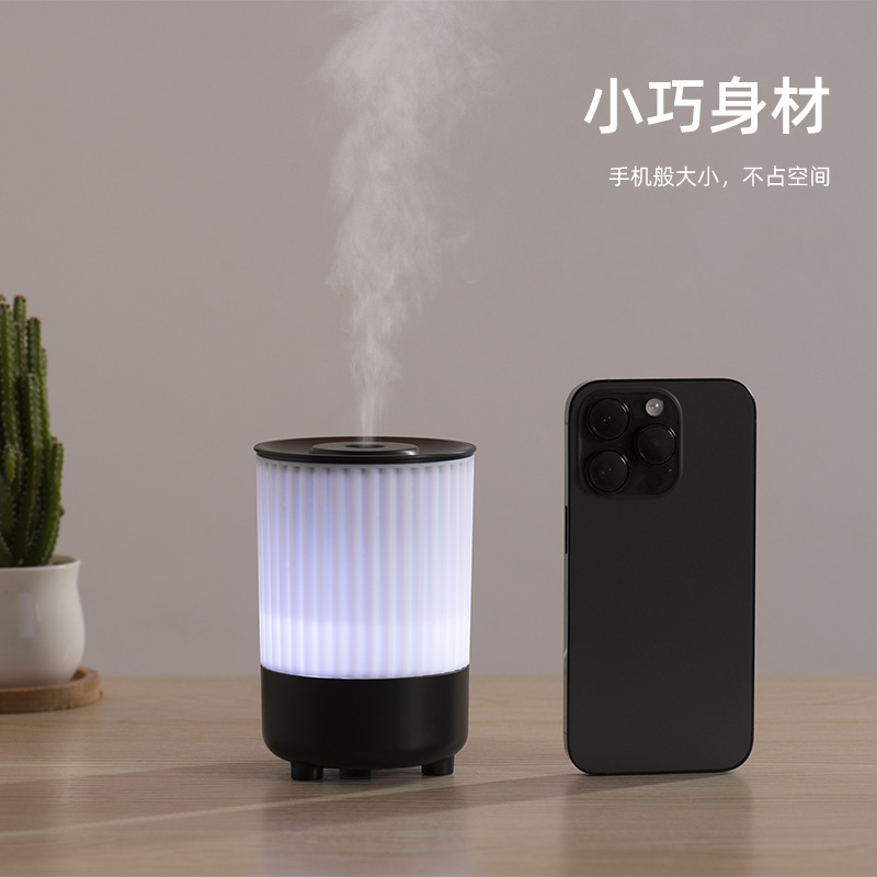 新しいカラフルな雰囲気のアロマセラピーマシンホームベッドルームデスクトップ小型加湿器クロスボーダー照明テントライトキャンプ|undefined