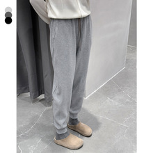 素町百搭宽松休闲长裤女秋季松紧腰松弛感显瘦小脚卫裤运动裤