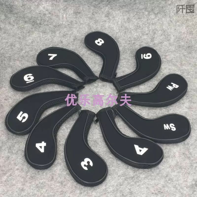 Cross -border generation golf hardcore rod sleeve club club hip hooded men's and women's protective sleeve small window PU hat sleeve 10
