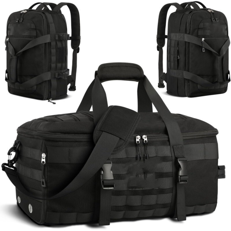 Amazon Multifunctional New Men's and Women's Gym Bag Tactical Travel Duffel Bag with Shoe Compartment Weekend Travel Overnight