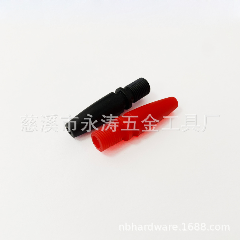 供应各种塑料红色黑色打气筒车载充气泵配件 泳圈嘴美嘴量大价优