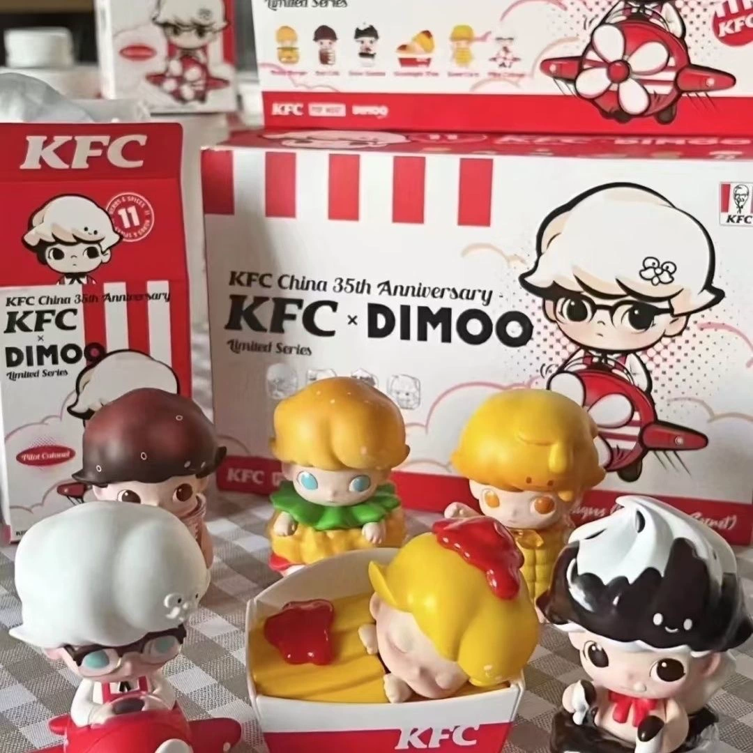 POPMART DIMOO KFC KFC совместная слепая коробочка наборы ручной работы сувениры детские модные игрушки