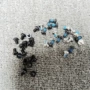 山地黑色银色刹车片碟刹盘