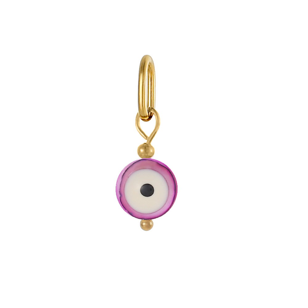 2g Weight Pendant Jewelry Making Type DIY Ornament Accessories Classification 1 Piece Quantity 304 Stainless Steel Material Devil's Eye Pattern All Seasons Season Polished Finish Plating Design Simple Style, Classic Style Style 1 Piece 304 Stainless Steel Devil's Eye Polished Pendant DIY Ornament Accessories 9