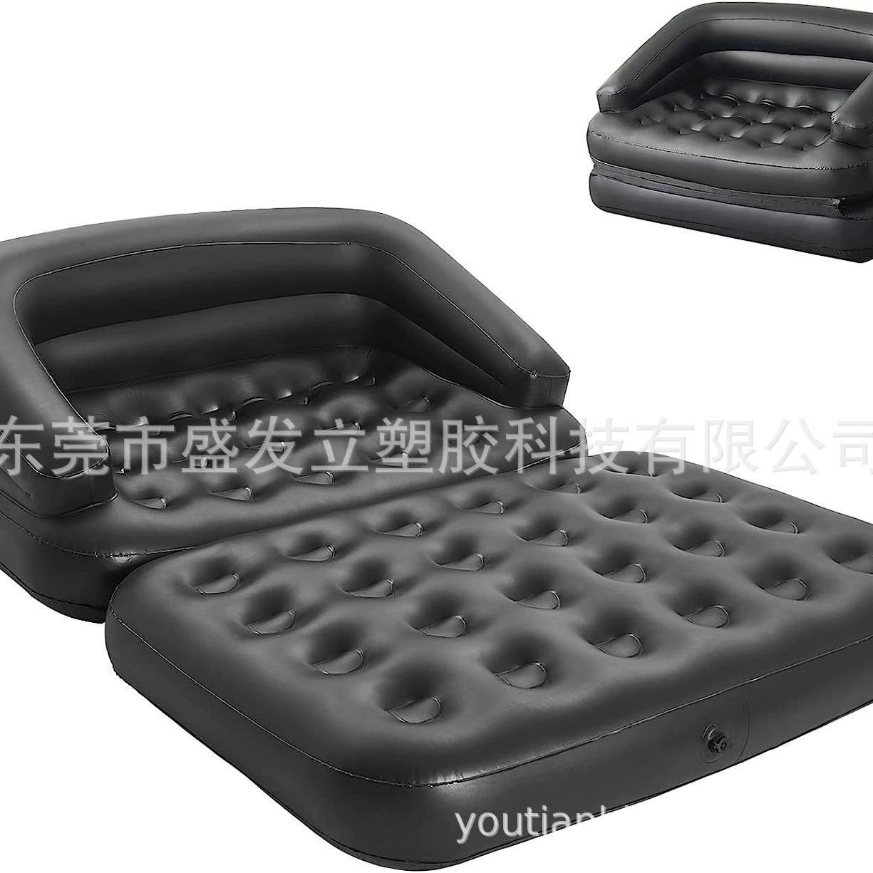 Надувной диван 2-в-1 на открытом воздухе кемпинг надувная кровать складная кровать для дома ленивый диван многофункциональный портативный матрас