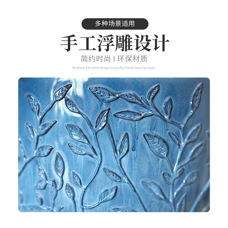 デザイナー胡蝶蘭緑植花器北欧環境保護樹脂植木鉢孤独品シンプル浮き彫り花釉薬模造陶磁器|undefined