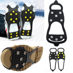 クロスボーダーシリコーンノンスリップアイゼン靴カバー冬のアウトドアスポーツ雪登山ロッククライミングノンスリップアイゼン靴カバー卸売