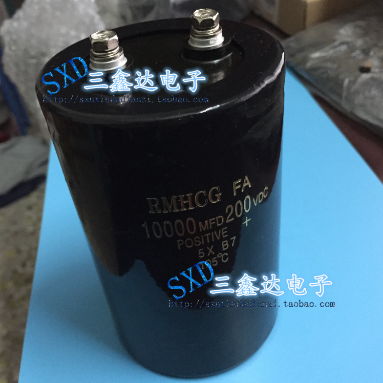 200V10000UF 10000UF200V优质进口螺丝脚大电容 铝电解电容75*120