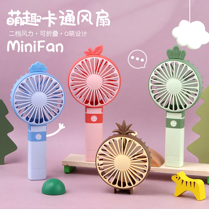 Summer folding handheld fresh table travel air fan for students for…