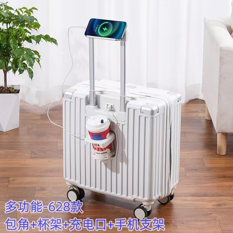 前面開口多機能スーツケース 大容量キャリーケース パスワードロック付き頑丈な旅行用スーツケース 機内持ち込み可能 スタイリッシュ|undefined