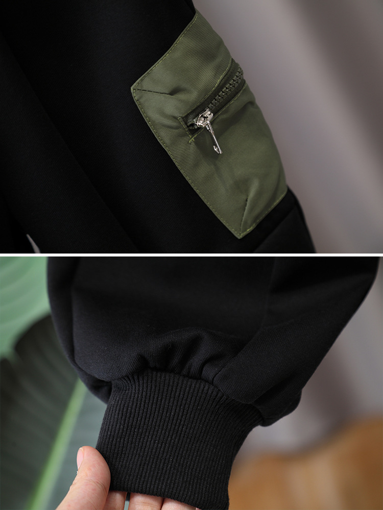 6079 traje de suéter para niños ropa de primavera y otoño con capucha 2024 nueva ropa para niños ropa casual de otoño para niños guapos