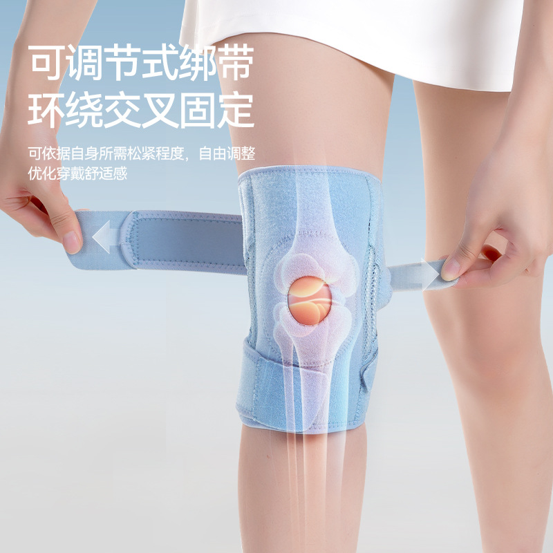 Rodilleras de montañismo para mujer, protectores de rodilla para correr, rodilleras profesionales para senderismo al aire libre, especiales para saltar la cuerda, protección de menisco de gran tamaño.