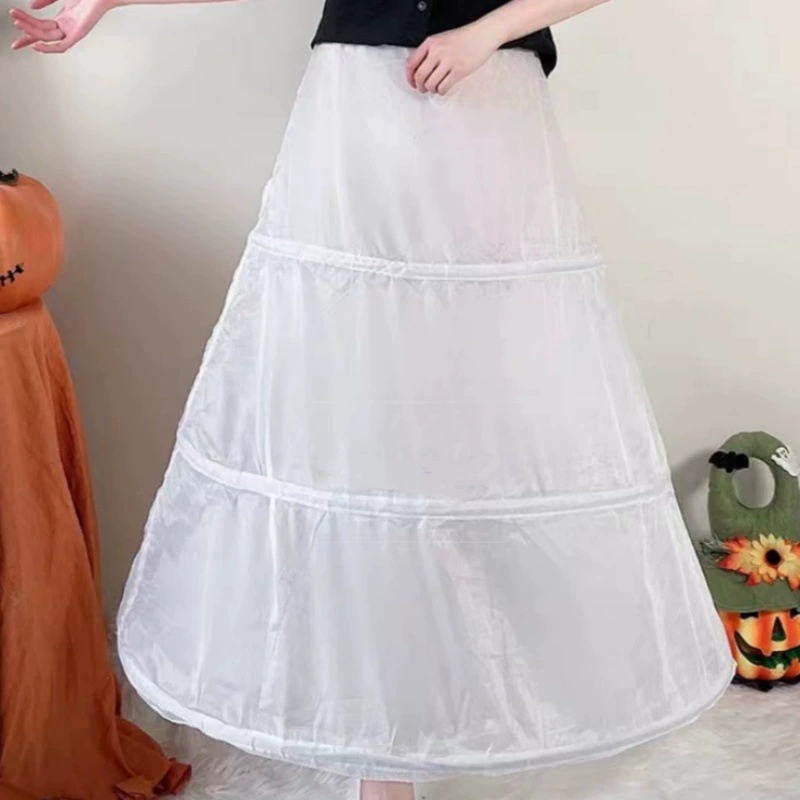 Новый стиль взрослый длинный стальной круг юбка юбка невеста свадебная юбка юбка юбка lolita юбка юбка cos одежда внутренняя рубашка
