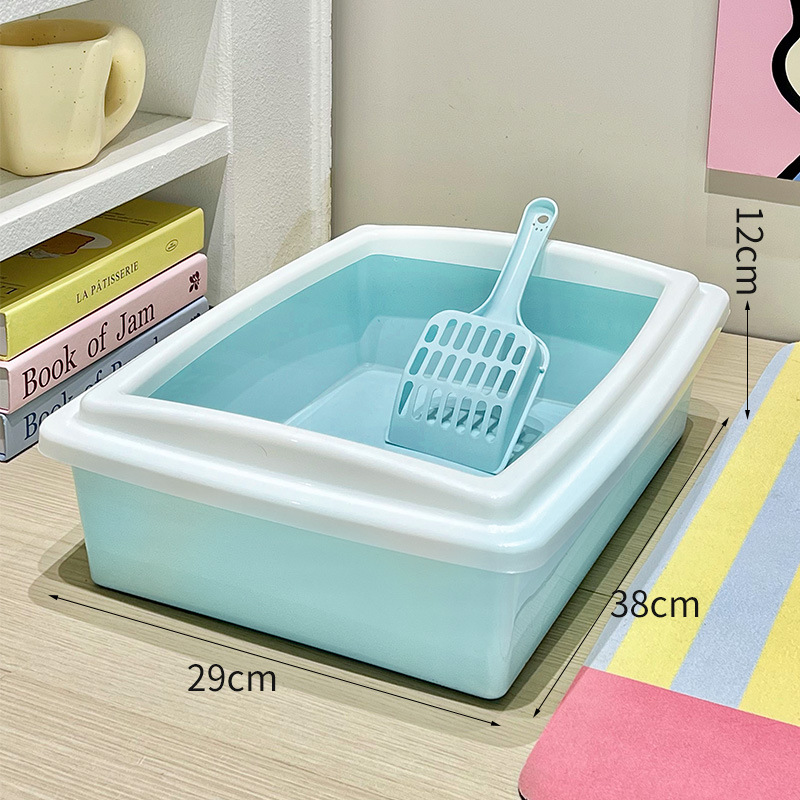 파란색 덮힌 고양이 배변 상자 [30개/상자]