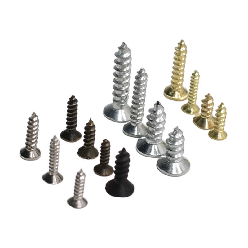 304不锈钢十字沉头自攻钉平头自攻螺丝钉十字木螺钉M2M2.2M2.6-M5