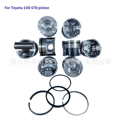 13101‑0W021 13301‑0W010 Piston Piston, piston ring, piston pin - 1vd-piston-with-piston-rings-std