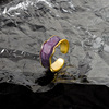 Enamel, resin, design ring, internet celebrity, simple and elegant design